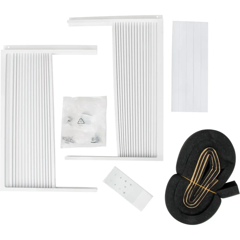 Matrix EB236 window filler panels, mounting hardware, foam seal and remote control