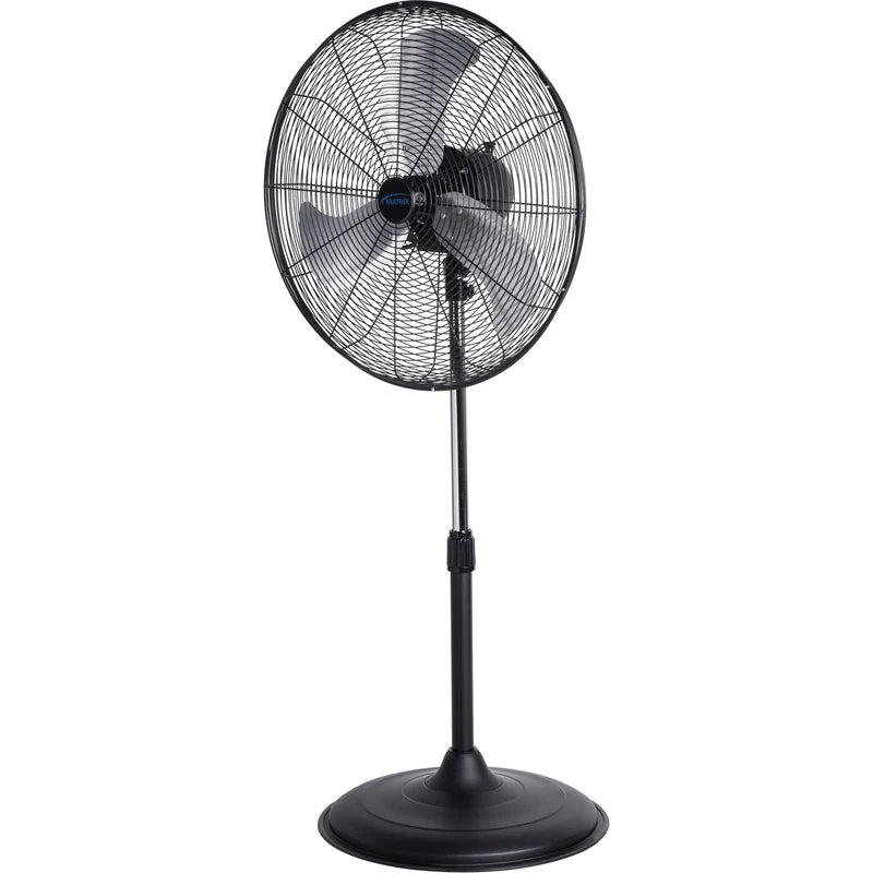 Matrix Industrial EB239 22-inch oscillating pedestal fan front view
