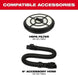 Milwaukee 0885-20 3-in-1 Backpack Vacuum accessories and floor tool for carpet and hard surfaces
