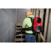 Milwaukee FUEL 3-in-1 Backpack Vacuum 0895-20 worn on back for hands-free cleaning at jobsite