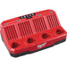 Front view of Milwaukee M12 4-Bay Sequential Charger model 48-59-1204