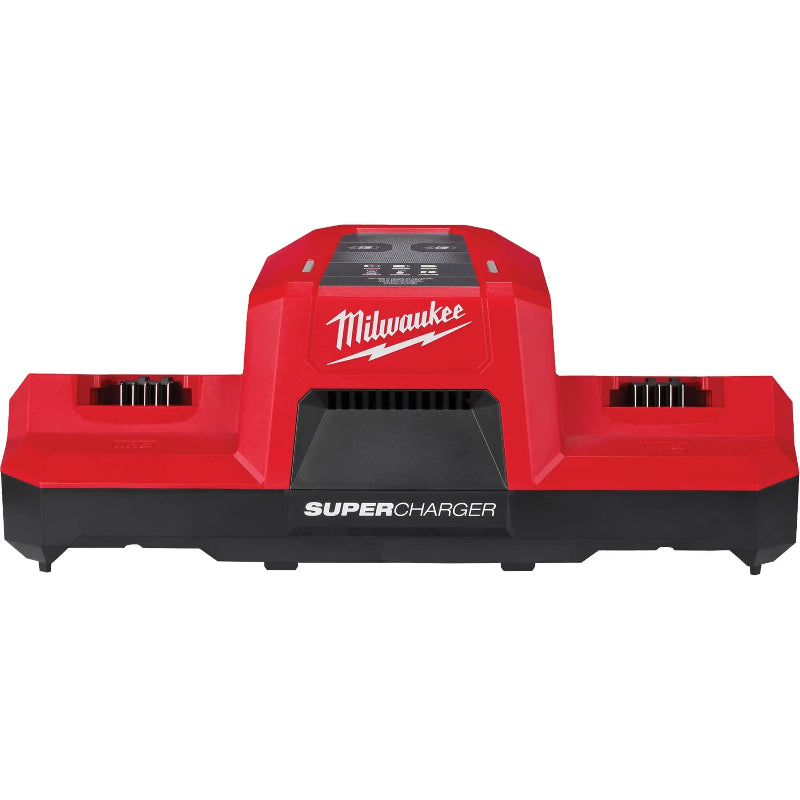 Milwaukee M18 Dual Bay Super Charger Front View