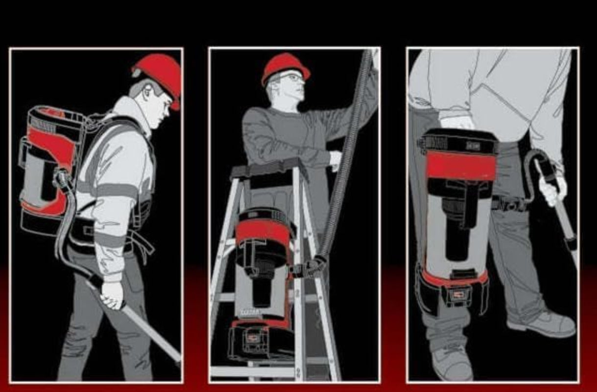 Milwaukee M18 FUEL 3-in-1 Backpack Vacuum for carpet and hard floors – cordless commercial cleaning equipment