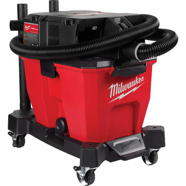 Milwaukee M18 FUEL 9-gallon cordless wet dry vacuum front view