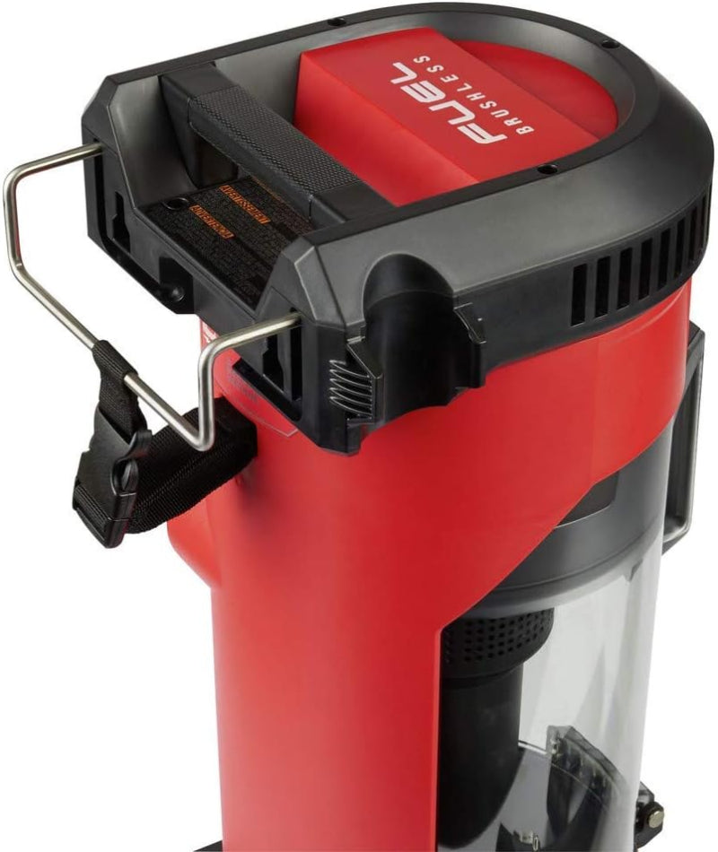 Professional cordless Milwaukee M18 FUEL Backpack Vacuum ideal for commercial carpet cleaning