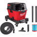 Integrated accessory and hose storage on Milwaukee M18 FUEL vacuum