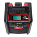 Milwaukee M18 Jobsite Radio and Charger 2792-20 front view with integrated M18 battery charger for professional job sites