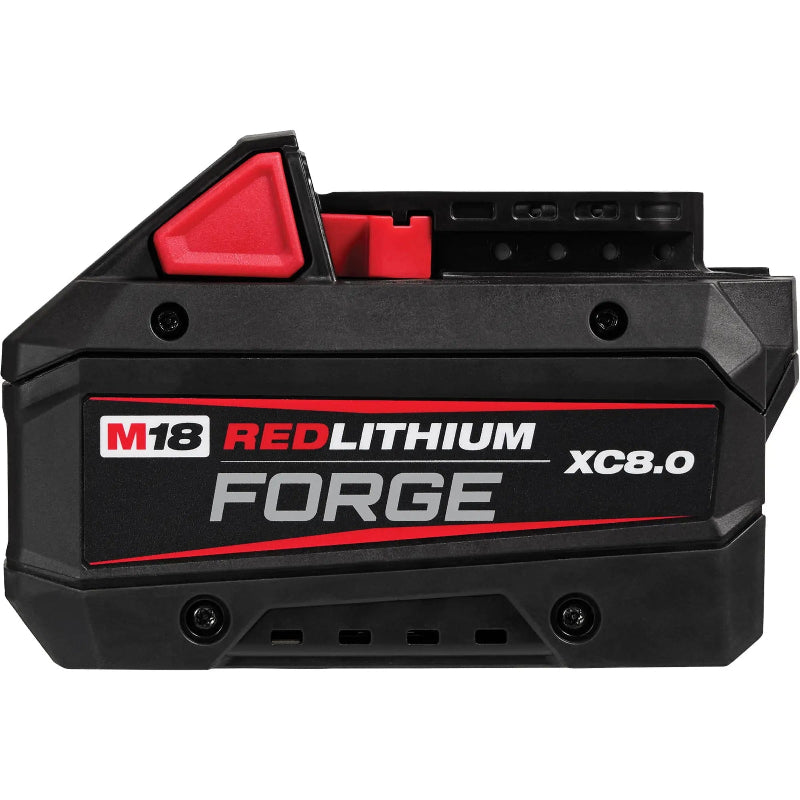 Milwaukee M18 REDLITHIUM FORGE XC8.0 18V 8.0Ah lithium-ion battery pack model 48-11-1881 for professional cordless cleaning equipment