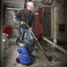 Nilfisk AERO 26 wet and dry vacuum extracting dust at a construction and renovation site