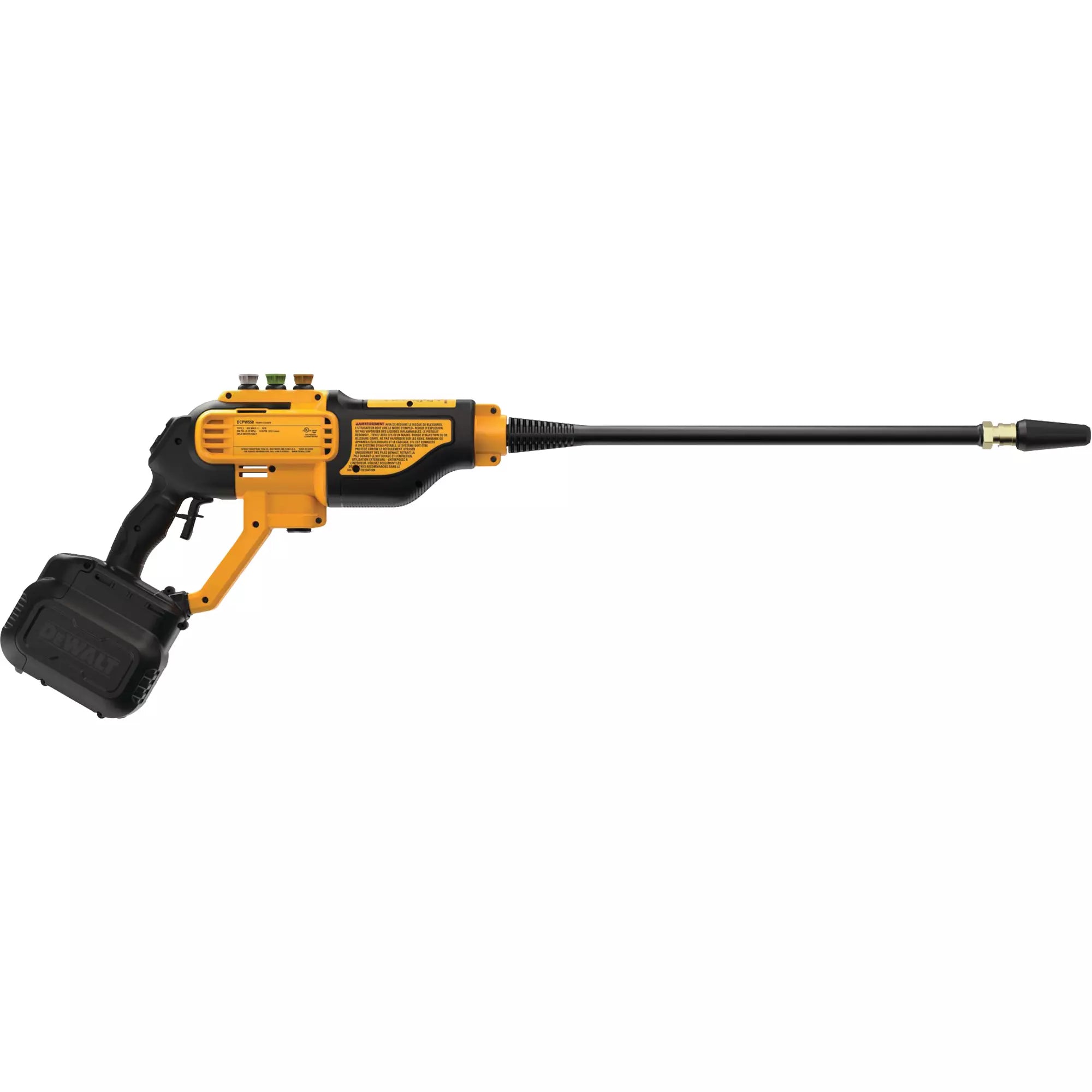 DEWALT Pressure Washer Kit, Battery Powered, 550 PSI, 1 GPM
