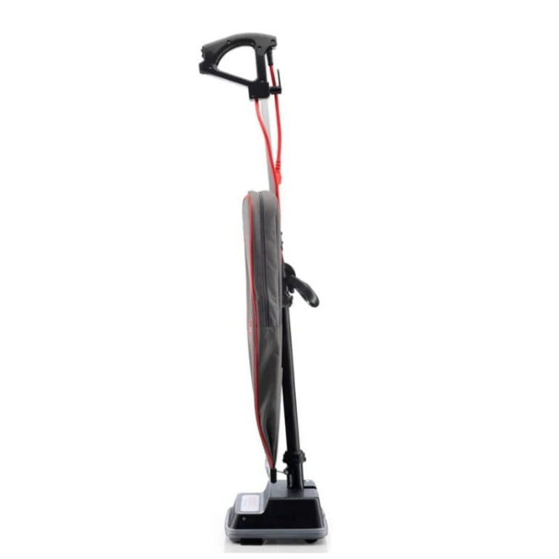 Side view of Oreck lightweight commercial upright vacuum