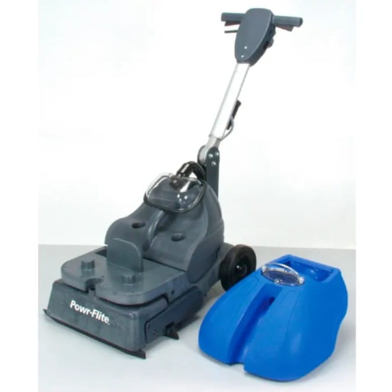 Powr-Flite auto scrubber with removable tank for easy maintenance and transport