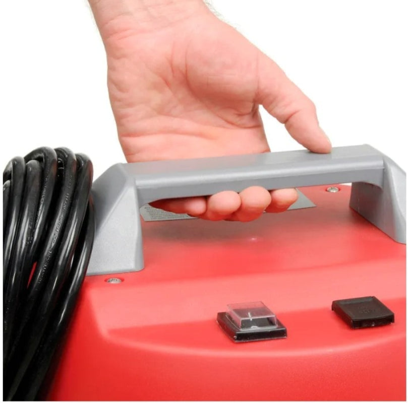 Pullman Holt HEPA Vacuum used in commercial environment