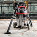 RIDGID 1610RV stainless steel wet dry vacuum used for commercial and construction site cleaning