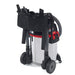 Rear view of the RIDGID 1610RV wet dry vacuum showing onboard accessory storage