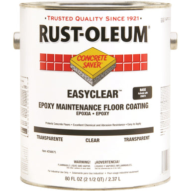Rust-Oleum Maintenance Floor Coating Kit 1 gallon clear epoxy high gloss for commercial concrete floors