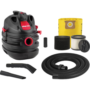 Shop-Vac 6 HP 5 Gallon portable wet dry commercial vacuum for professional cleaning and facility maintenance use