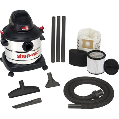 Shop-Vac 8 gallon wet dry commercial vacuum for workshops janitorial cleaning and facility maintenance