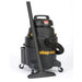 Side view of Shop-Vac 9258006 Deluxe 8 Gal Wet/Dry Vacuum with polycarbonate tank