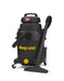 Side view of Shop-Vac 9258106 10 Gal Wet/Dry Vacuum with polycarbonate tank