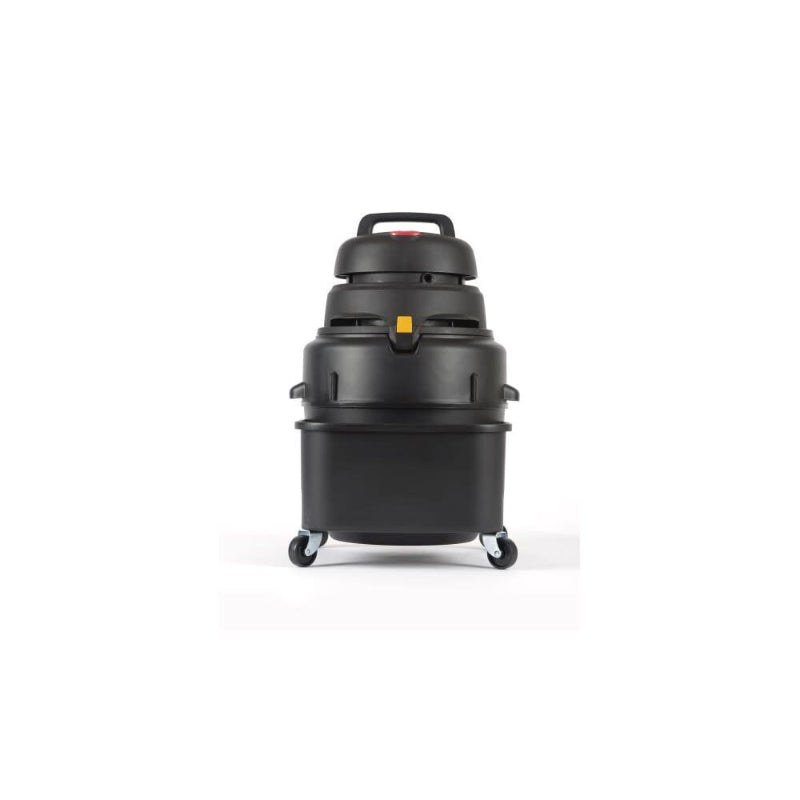 hop-Vac Deluxe 8 Gallon Wet/Dry Vacuum used in workshop cleanup