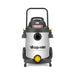 Side view of Shop-Vac SVX2 12 Gal Wet/Dry Vacuum with stainless steel tank and blower port