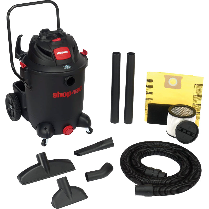 Shop-Vac SVX2 14 gallon wet dry commercial vacuum with cart for facility maintenance and professional cleaning use