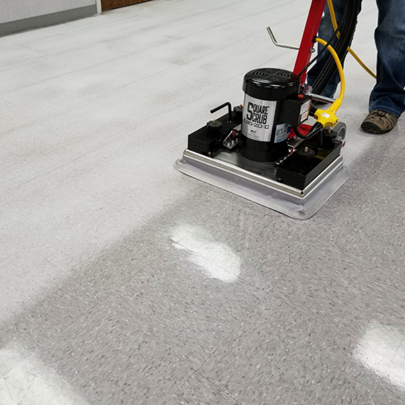 Square Scrub Floor Preparation Machine base