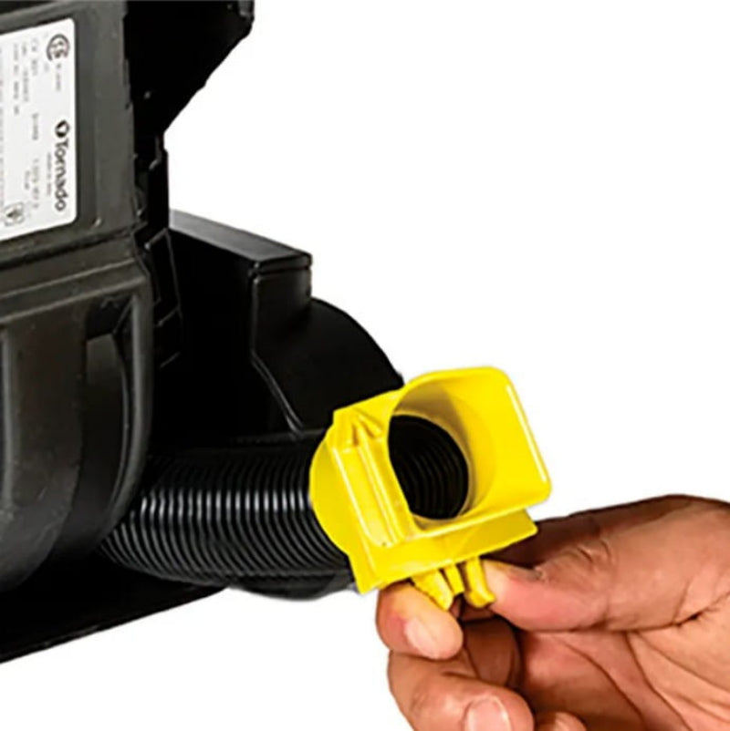 Close up detail of Tornado CVD 30 Deluxe commercial upright vacuum